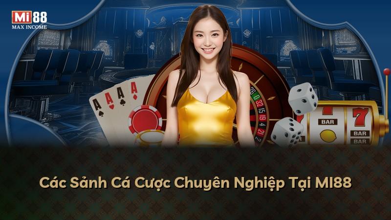 Các Sảnh Cá Cược Chuyên Nghiệp Tại MI88